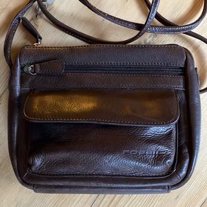 Fossil Dark Brown Crossbody Bag